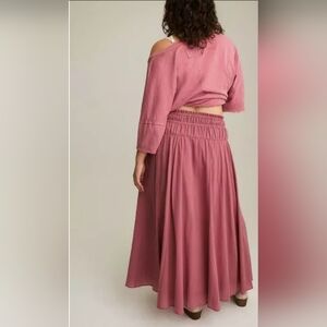NWOT Torrid Festi Maxi Skirt In Mesa Rose - Torrid Size 1